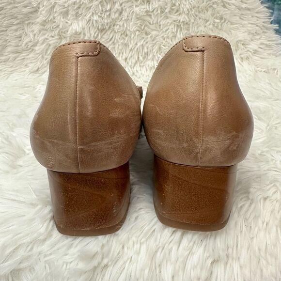 Dansko Peyton Sand Burnished Nubuck LeatherMary Jane Heel Shoe sz 40 EU9.5-10 US - Picture 5 of 10